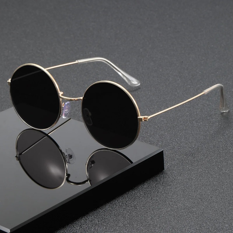 Metal Photo Panel - Lunettes de soleil rétro pour hommes,