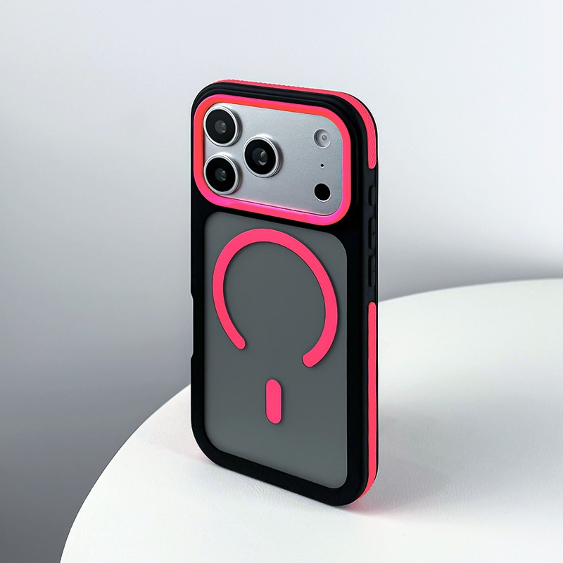 Metal Photo Panel - Coque de téléphone magnétique translucide bicolore