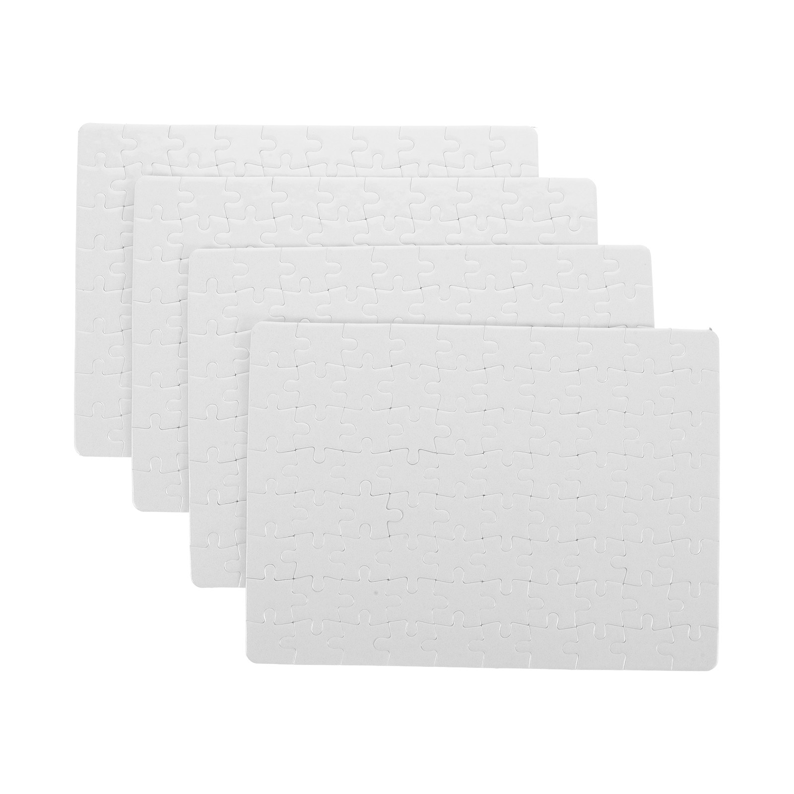 4 feuilles de puzzle vierges,  - Puzzle Blank White avis et prix