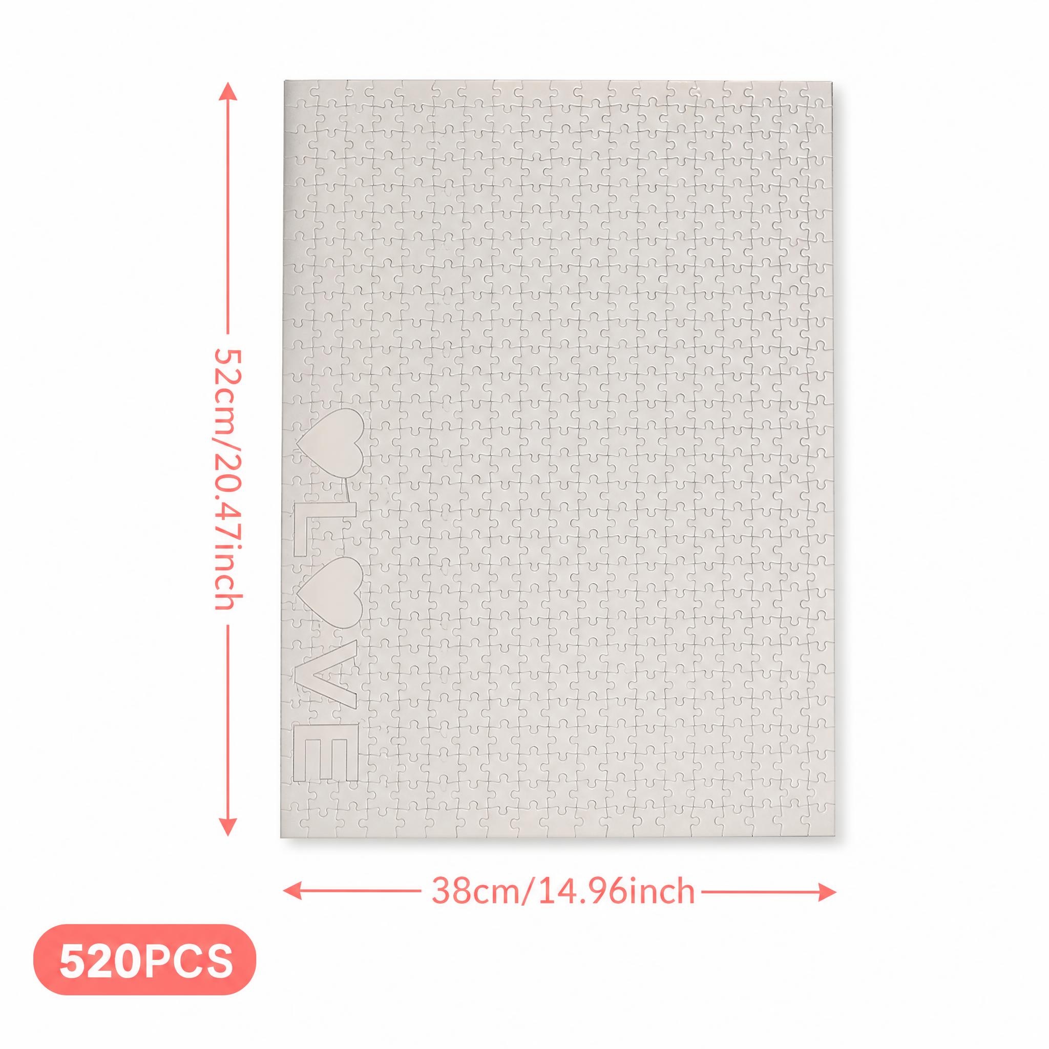 520 pièces, puzzle en bois de  - Puzzle Blank White avis et prix