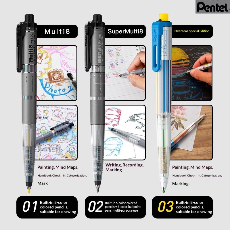 Crayon mécanique Pentel Art Mu - Pentel Pen Energel avis et prix